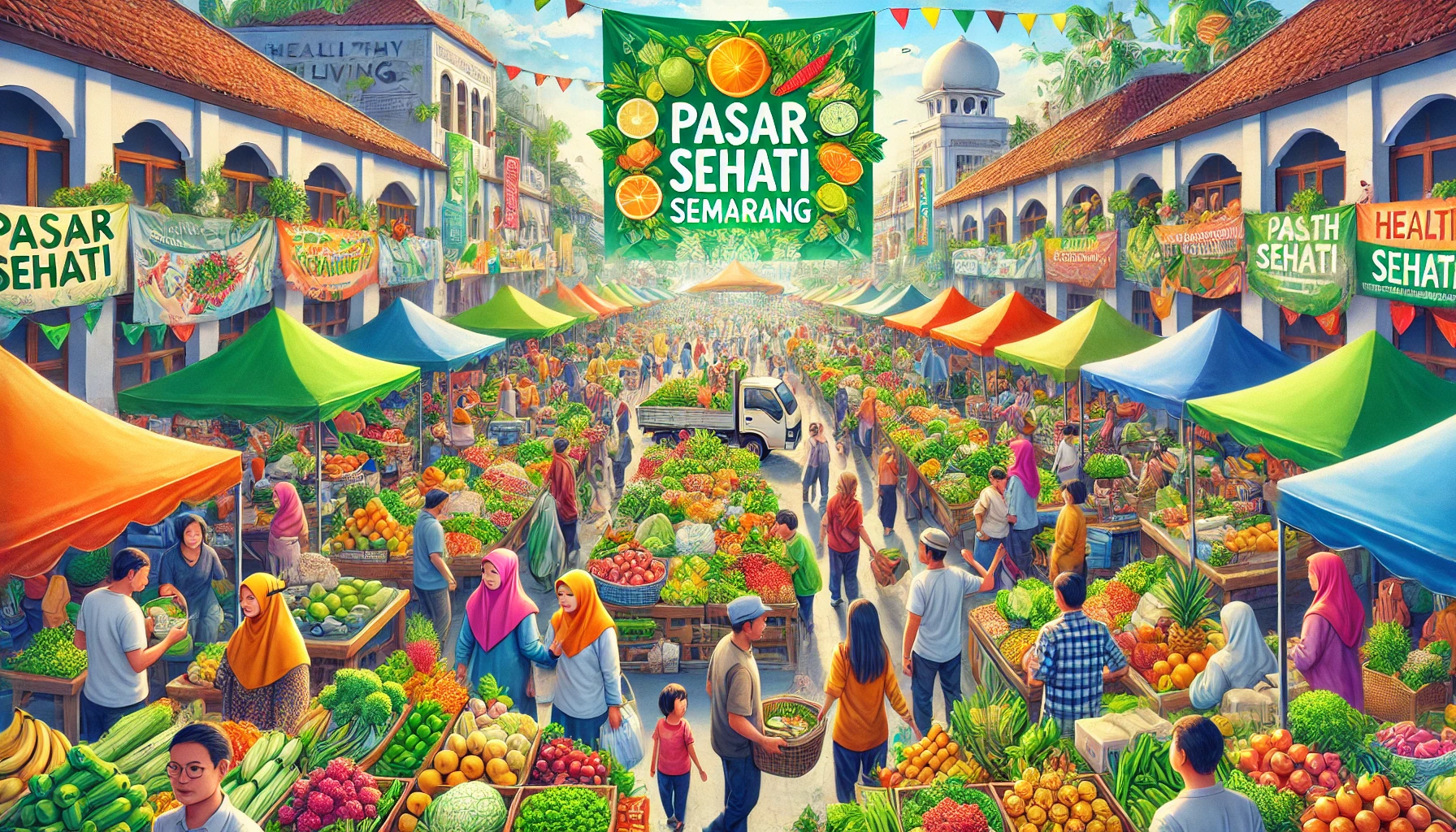 Menilik Pasar Sehati Semarang, Konsisten Ajak Masyarakat untuk Menerapkan Gaya Hidup Sehat