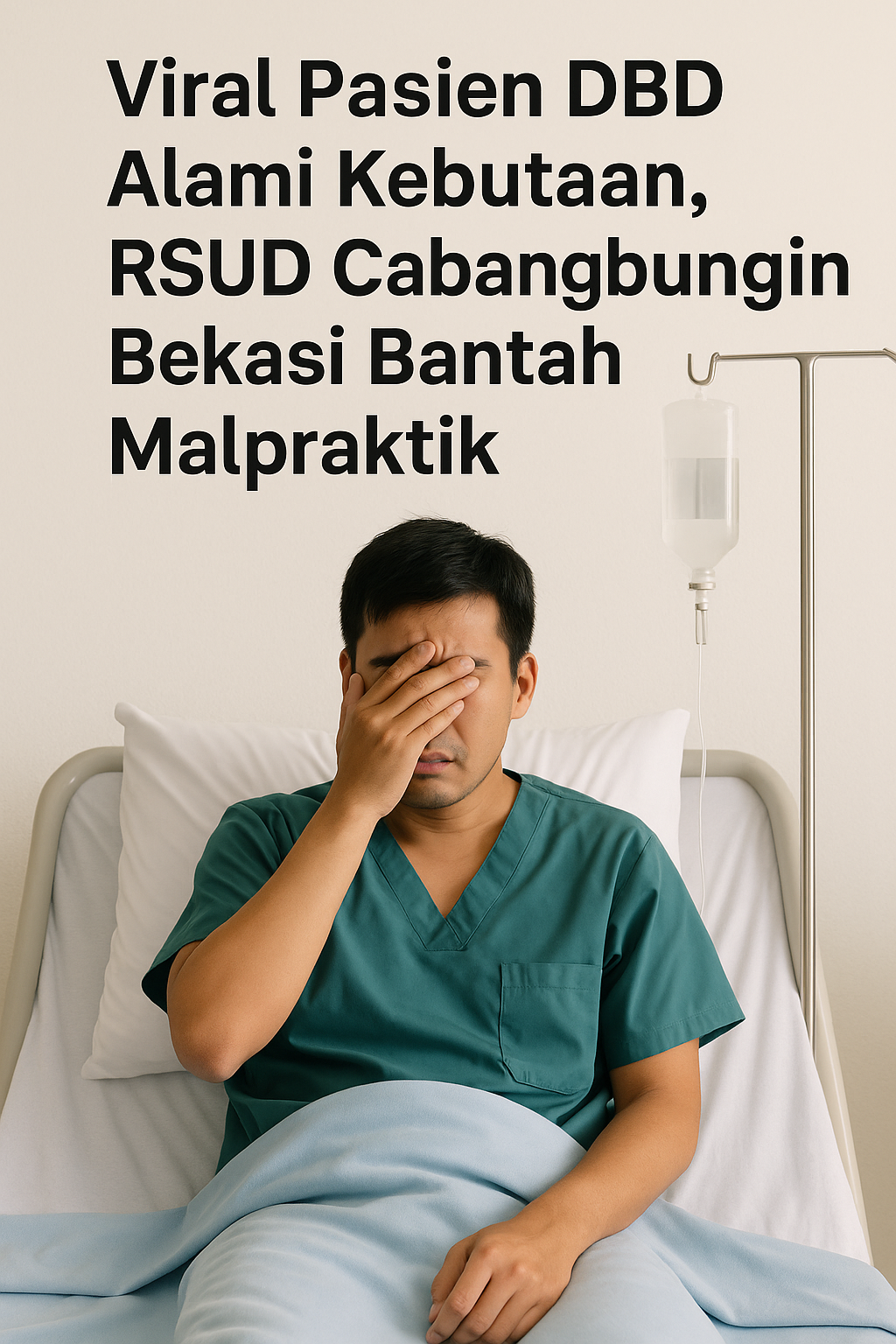 Viral Pasien DBD Alami Kebutaan, RSUD Cabangbungin Bekasi Bantah Malpraktik