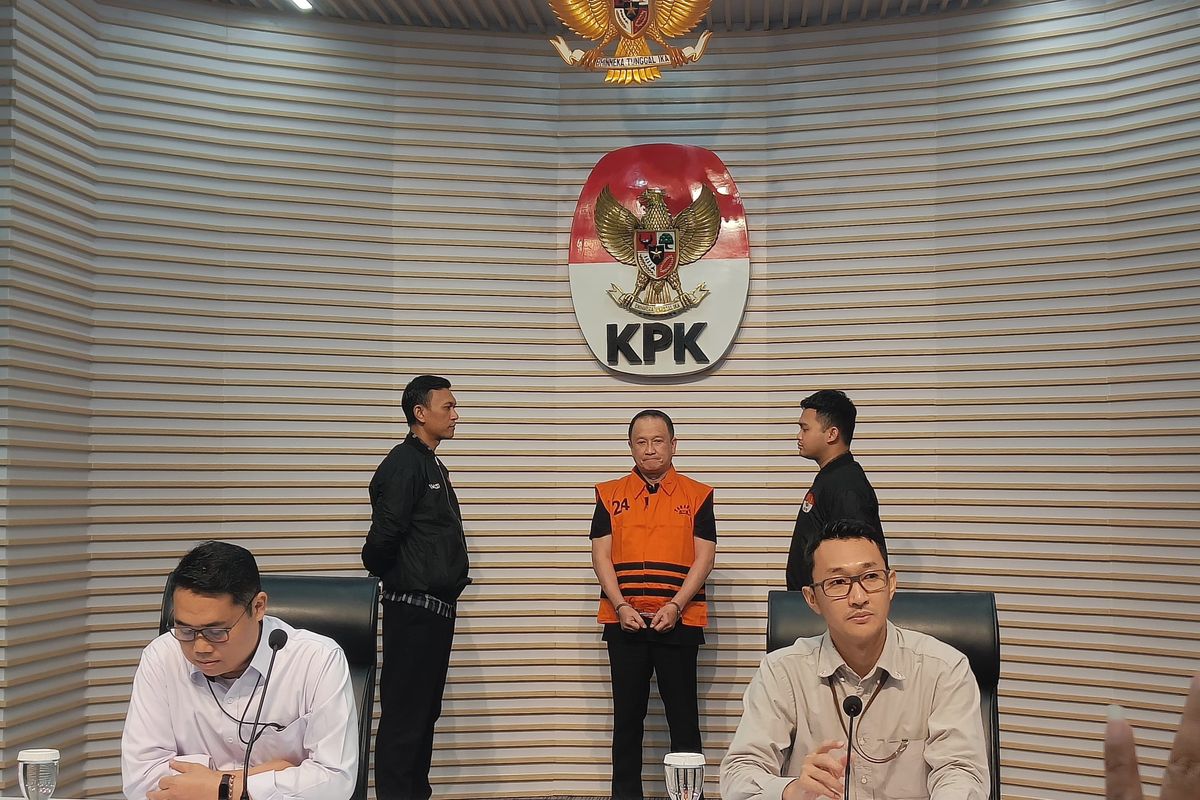 Menas Erwin Ditahan KPK dalam Kasus Suap Hasbi Hasan